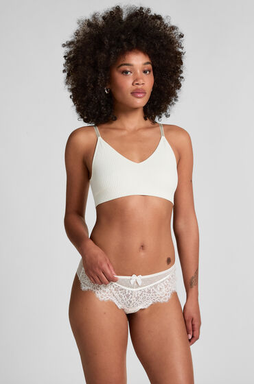 Hunkemöller Brasiliansk trusse Marilee Hvid