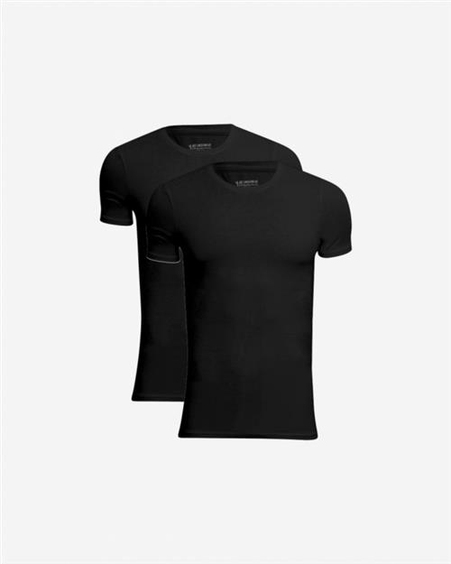 T-shirt o-neck | 2-pak | Bambusviskose | Sort