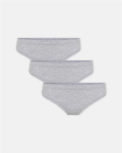String 3-pak| Økologisk Bambusviskose | Grå
