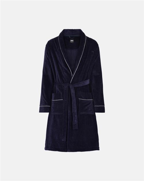 Badekåbe | 100 velour bomuld | Marine