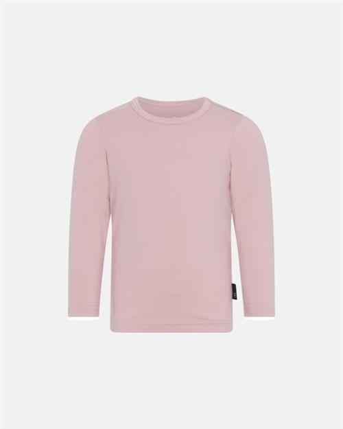 Langærmet t-shirt | Bambusviskose | Rose