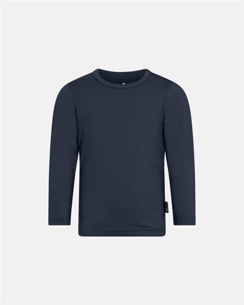 Langærmet t-shirt | Bambusviskose | Navy