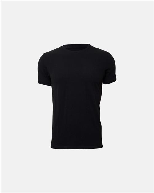 Piqué t-shirt | Bambusviskose | Sort