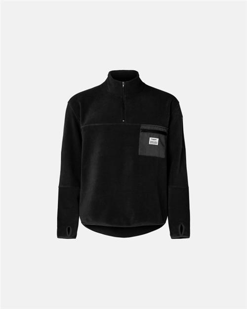 Fleece Pullover | Recycled polyester | Sort