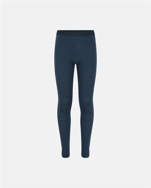 Leggings | Uld/bomuld | Blå