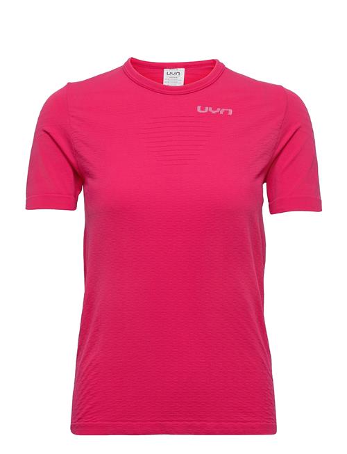 Se UYN Lady Running Airstream Outwear Shirt Short Sleeve UYN Pink ved Booztlet