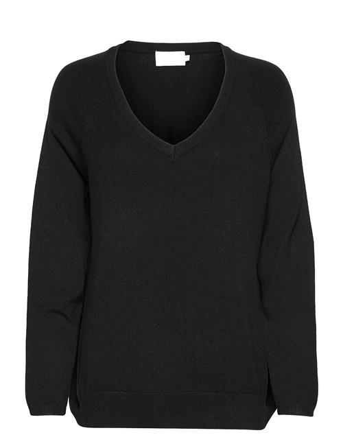 Minus Peony V- Neck Pullover Minus Black