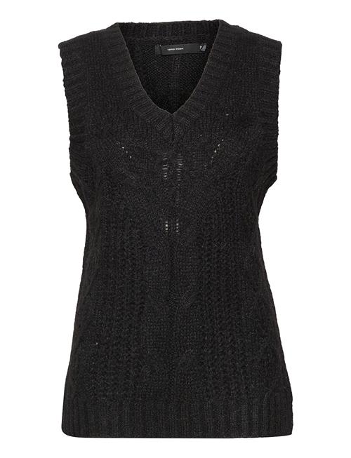 Se Vero Moda Vmbriella Sl V-Neck Vest Ga Bf Vero Moda Black ved Booztlet