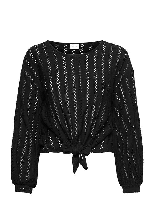 Se Vila Vipiline L/S T-Shirt/4 Vila Black ved Booztlet