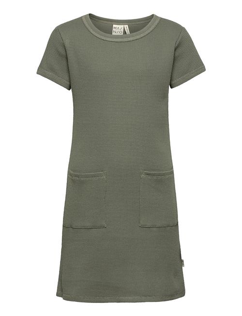 Mainio Waffle Dress, Agave Green Mainio Green