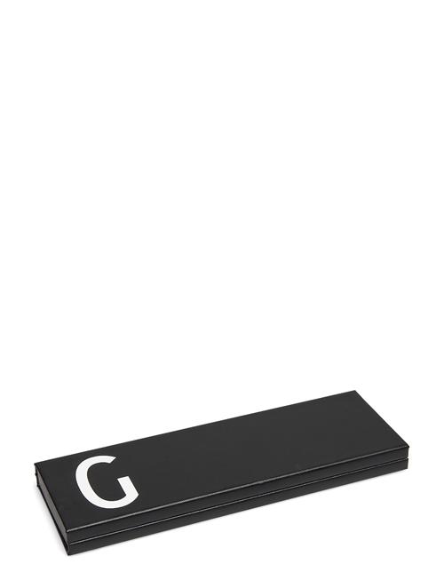 Personal Pencil Case Design Letters Black