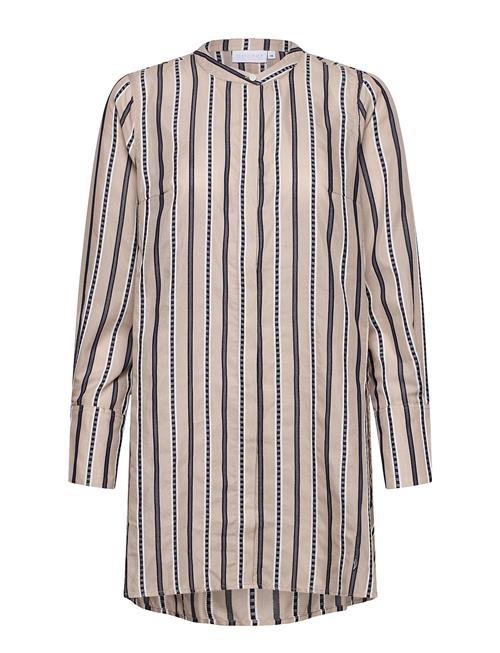 Coster Copenhagen Long Shirt W. High Cuffs Coster Copenhagen Beige