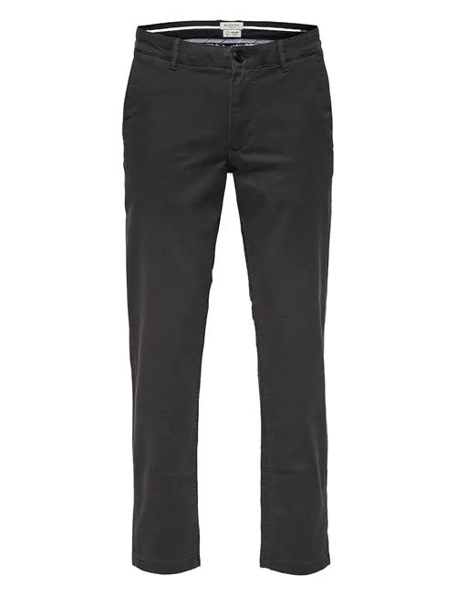 Slhstraight-Newparis Flex Pants W Selected Black
