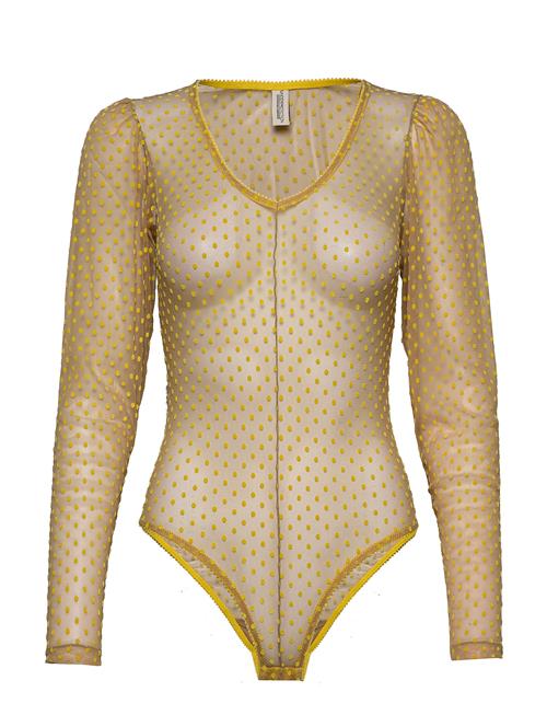 Donna Bodystocking Underprotection Yellow