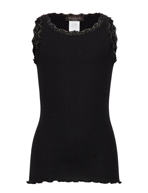 Beatha Silk Top W/ Lace Rosemunde Kids Black