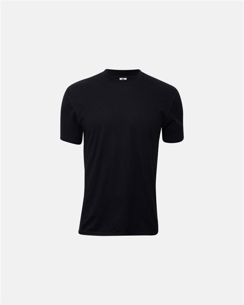 T-shirt v-neck "jersey" | 100 økologisk bomuld | Sort