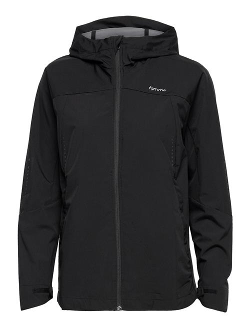 Se Famme Celine Rain Jacket Famme Black ved Booztlet