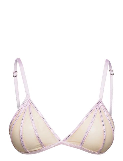 OW Collection Crystal Triangle Bra OW Collection Purple