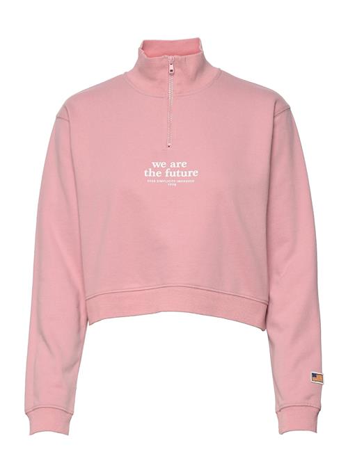 W. Half Zip Sweat Svea Pink