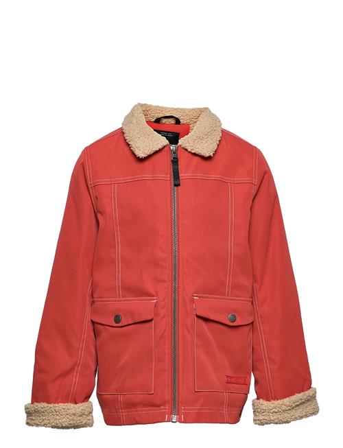 Harper Kids Jacket Didriksons Orange