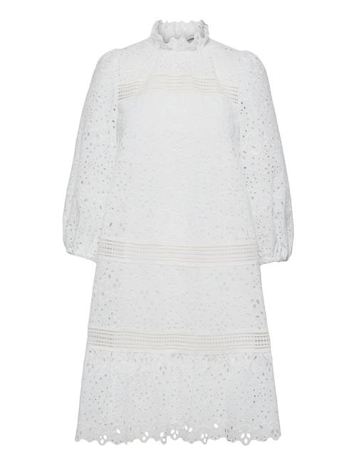 Balloon Power Embroidery Dress Midi IVY OAK White