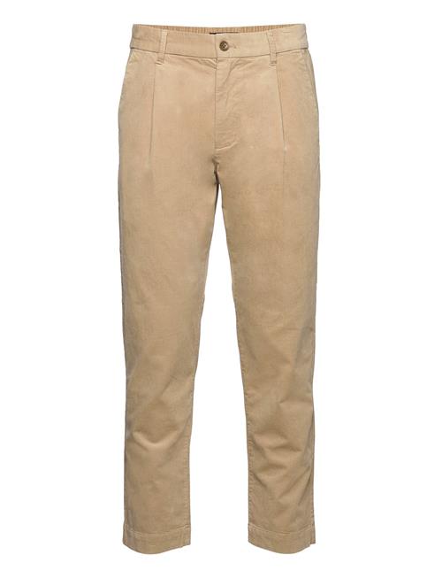 Se Esprit Collection Men Pants Woven Cropped Esprit Collection Beige ved Booztlet