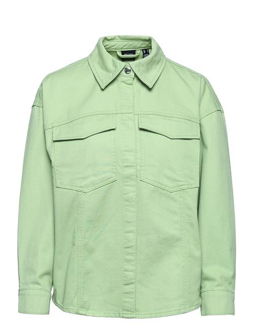 Vero Moda Vmpaloma Ls Over D Shirt Ga Vero Moda Green