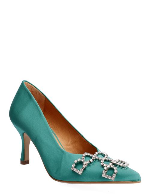 Se Day Birger et Mikkelsen Miley - Satin Pump Day Birger Et Mikkelsen Green ved Booztlet