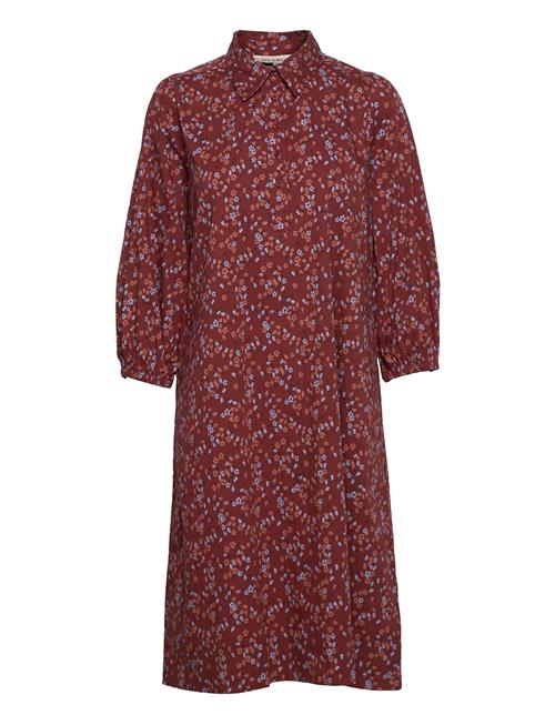 Six Ames Alexia Print Six Ames Burgundy