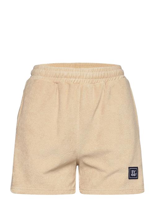 Svea W. Terry Shorts Svea Beige