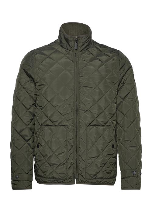 Knowledge Cotton Apparel Fjord Quilted Reversible Jacket - G Knowledge Cotton Apparel Green