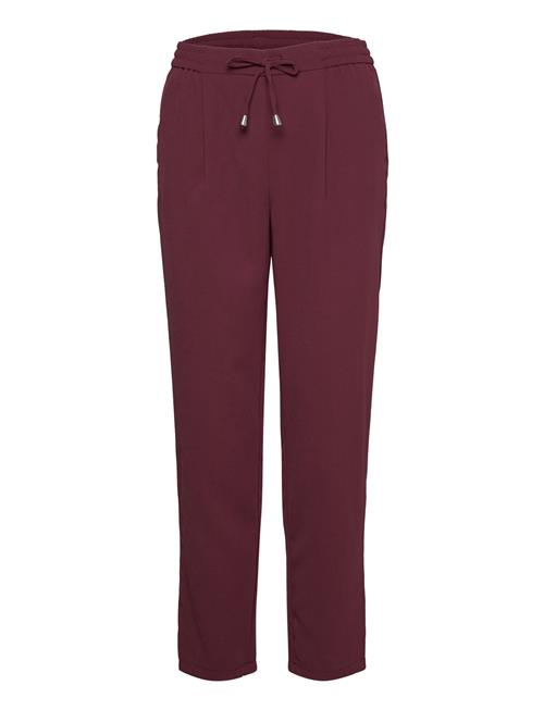 Se ONLY Onlbrook Loose String Pant Pnt ONLY Burgundy ved Booztlet