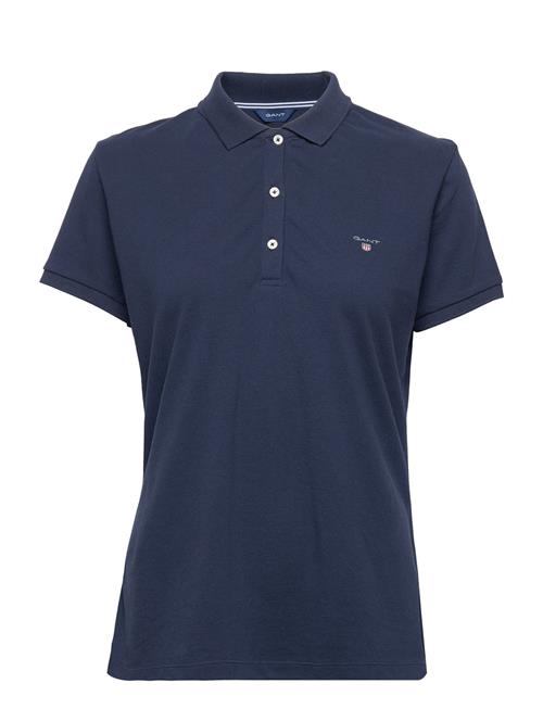 GANT Solid Ss Pique GANT Blue