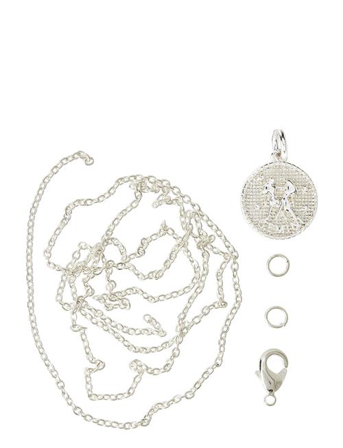 Me & My Box Zodiac Coin Pendant And Chain Set, Gemini Me & My Box Silver