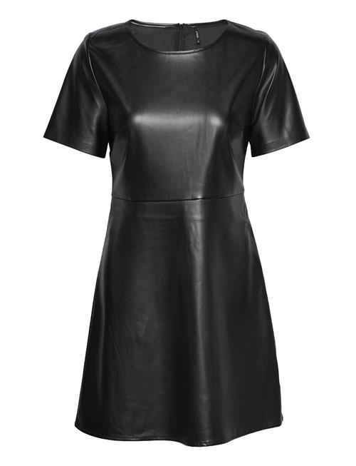 ONLY Onlanna Faux Leather Ss Dress Otw ONLY Black