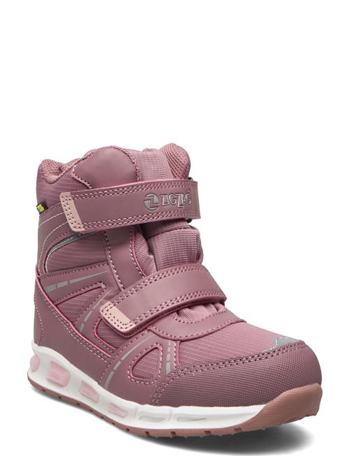 Se ZigZag Taier Kids Wp Boot W/Lights ZigZag Pink ved Booztlet