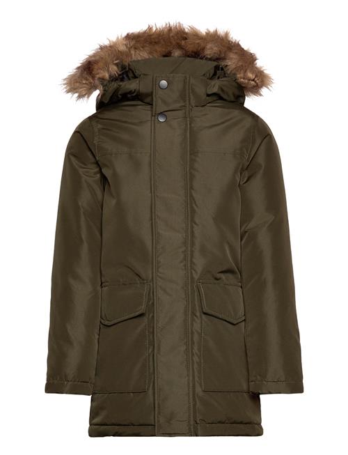 Se Jack & Jones Jwhgreat Padded Parka Jnr Jack & J S Khaki ved Booztlet