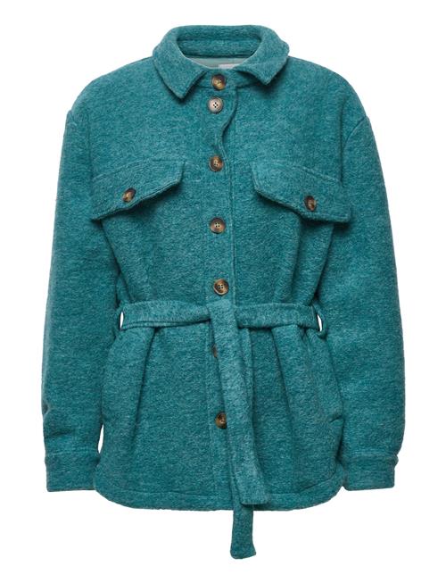 Koi Shirt Jacket Noella Green