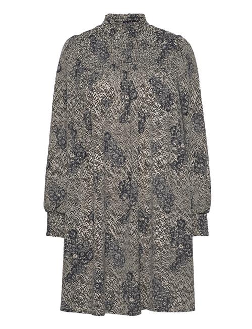 Object Objevelyn L/S Short Dress Rep Object Patterned