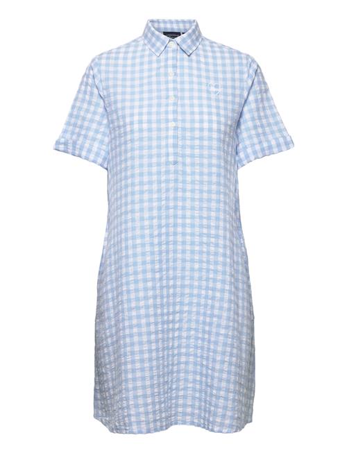 Lexington Home Hailey Cotton Seersucker Nightshirt Lexington Home Blue