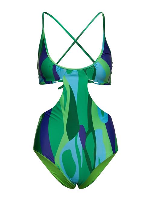 Hosbjerg Ginny Cross Back Swimsuit Hosbjerg Patterned