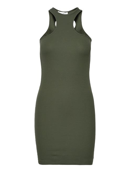 Gabara Hole Rib Dress Hosbjerg Khaki