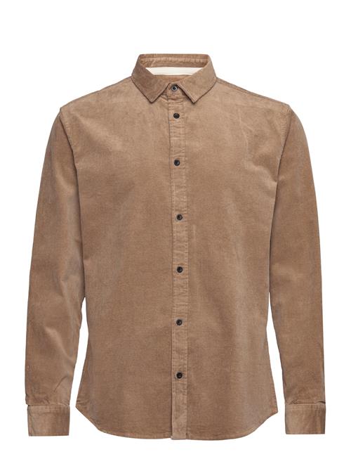 Anerkjendt Akleif Corduroy Shirt Anerkjendt Beige