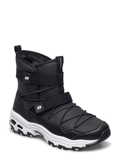 Skechers Girls D'lites - Snow Stomp Skechers Black