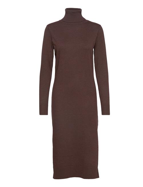 Saint Tropez Milasz Roll Neck Long Dress Saint Tropez Brown