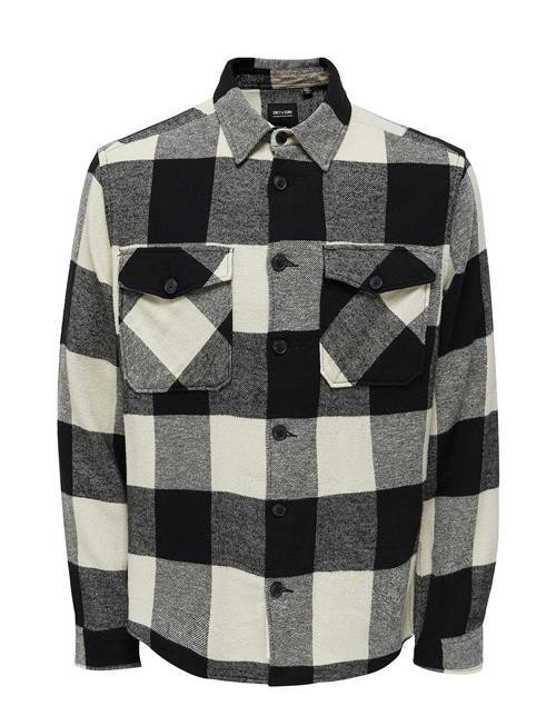 ONLY & SONS Onsmilo Ls Check Overshirt ONLY & SONS Black