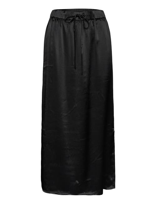 Slflyra Mw Midi Skirt B Selected Black