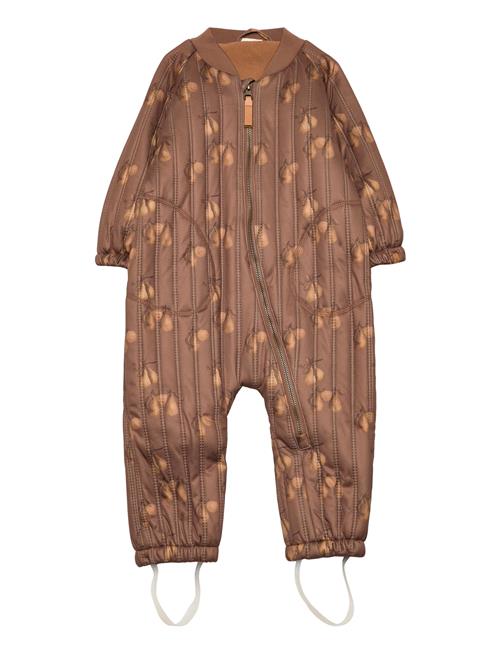 Se Lil'Atelier Nbmminton Quilt Suit Fo Lil Lil'Atelier Brown ved Booztlet