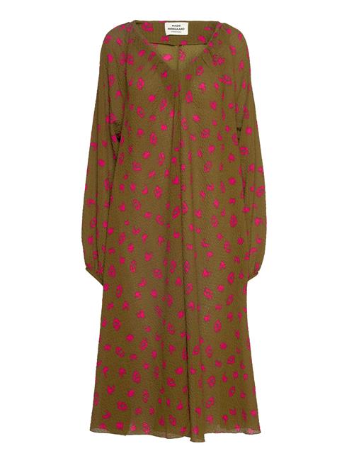 Bumpy Flower Bellini Dress Mads Nørgaard Brown