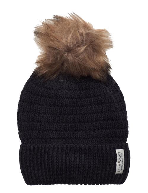 En Fant Beenie W. Fake Fur En Fant Black